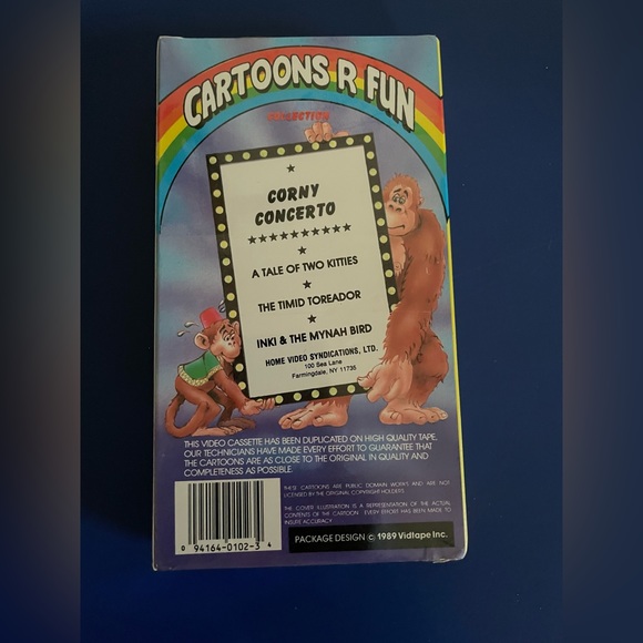 Elmer Fudd Cartoons R Fun 1989 VHS Tape - Picture 2 of 2